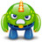 green monster happy Icon